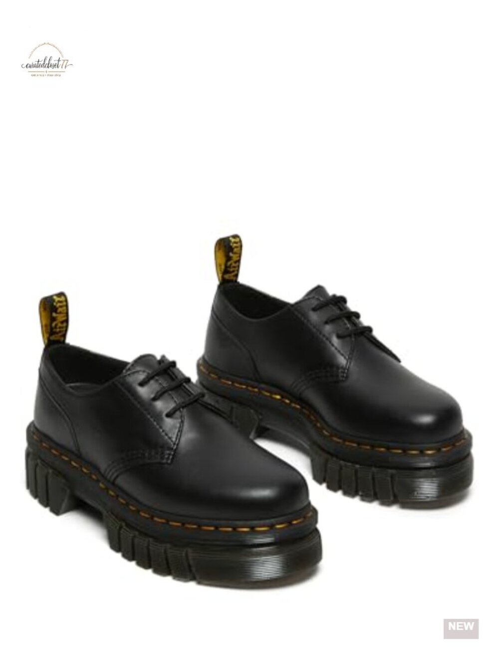 Dr. Martens Audrick 3-Eye Platform Oxford Lace-Up Casual Shoe